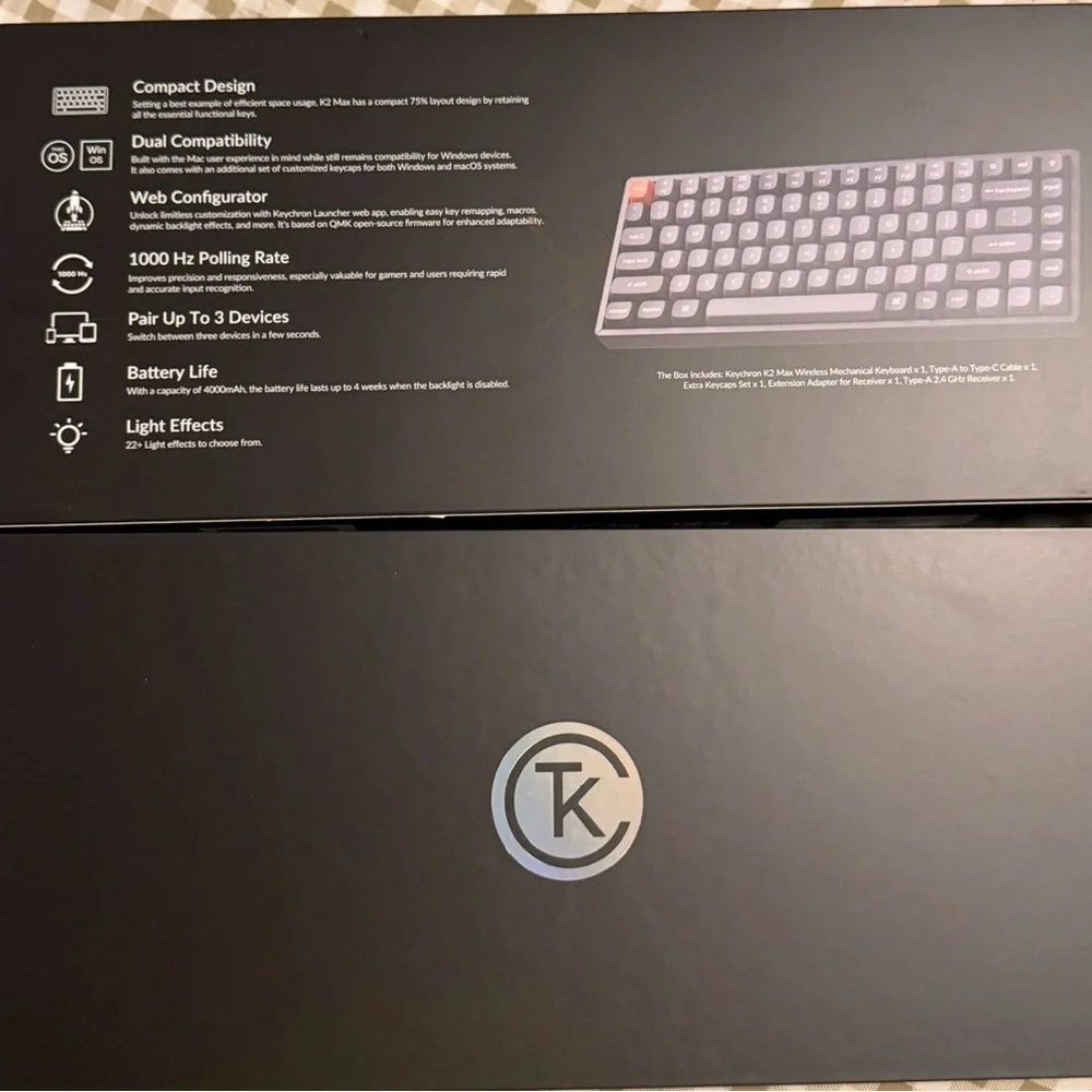 Mechanical Gaming Keyboard with Red Switches and Mouse - Black and Gray